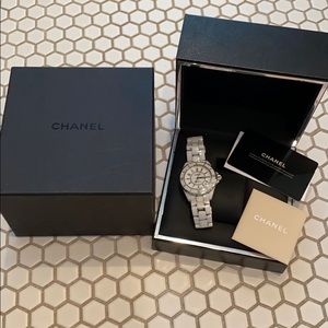 Chanel J 12 Watch White Ceramic